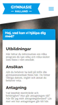 Mobile Screenshot of gymnasiehalland.se